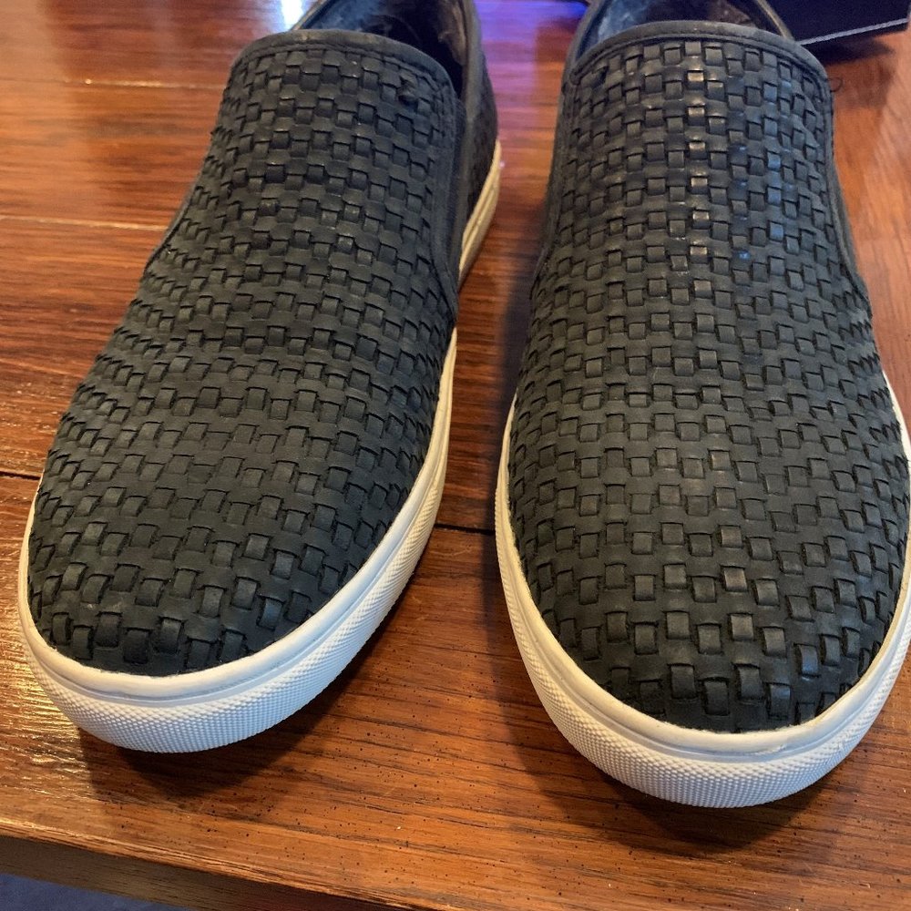 Steve Madden woven leather slip-ons